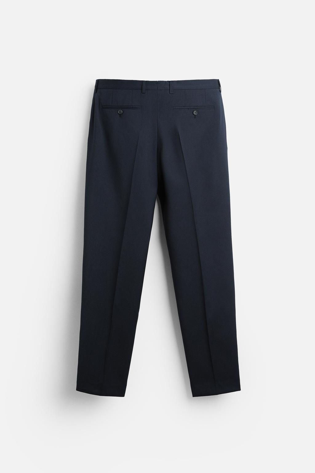 100% WOOL SUIT TROUSERS - Zara фото 14