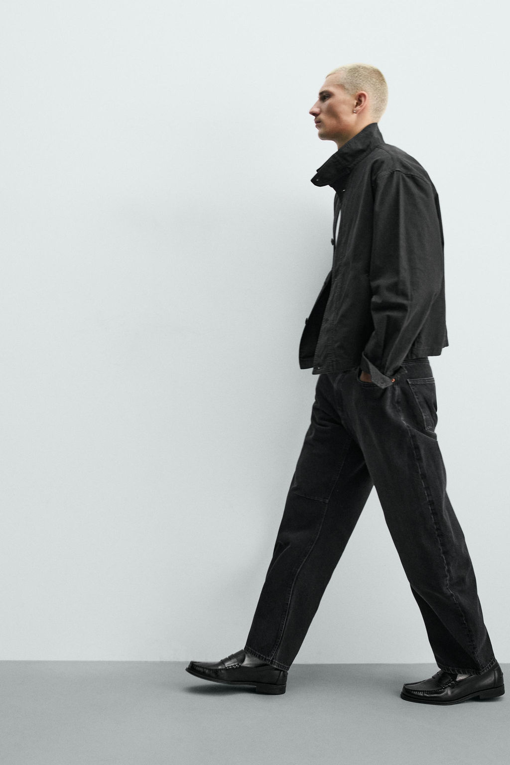 JEANS RELAXED BARREL FIT / Carb?n - Zara фото 6