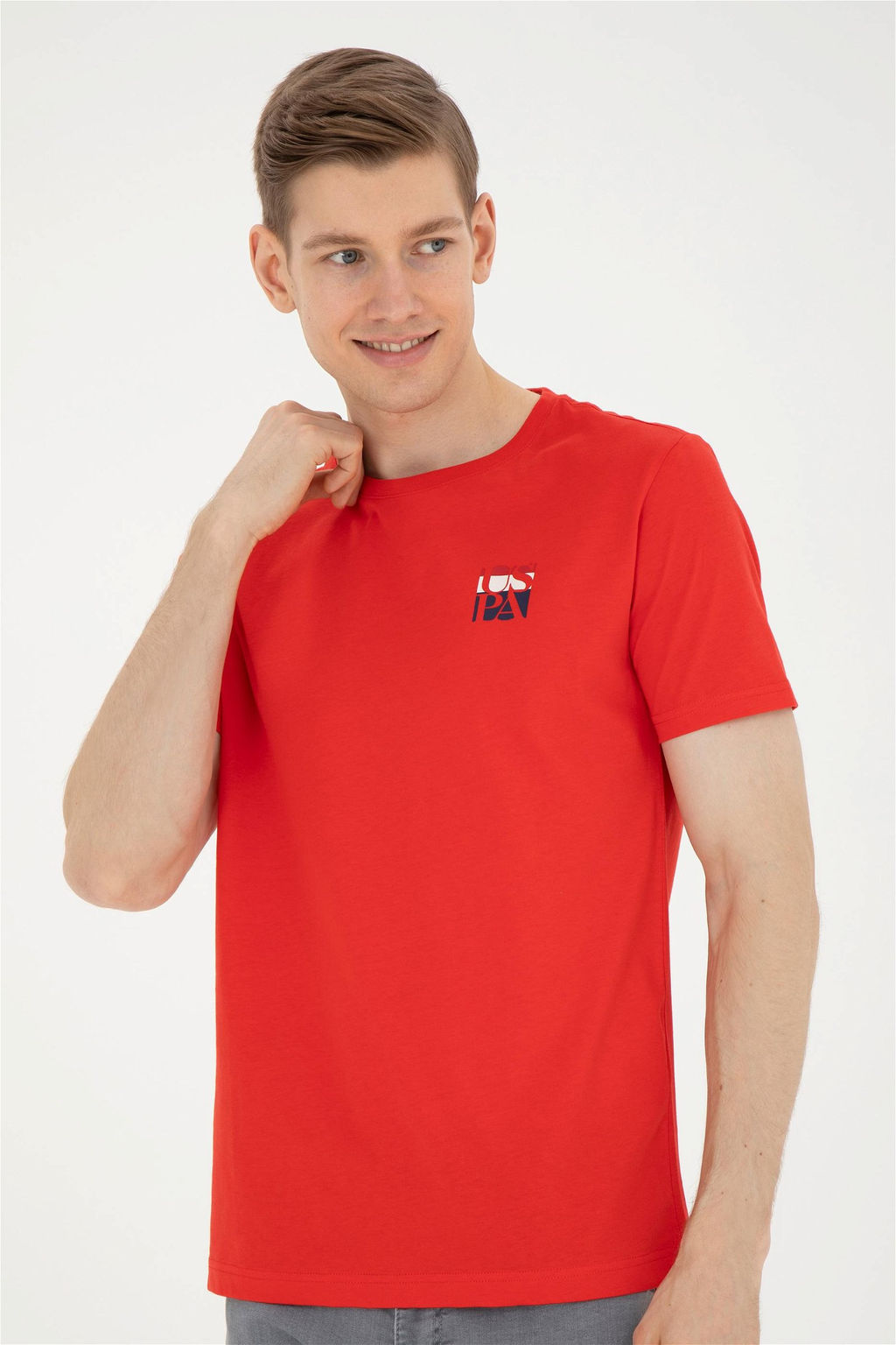 Мужская красная футболка - U.s. polo assn фото 3