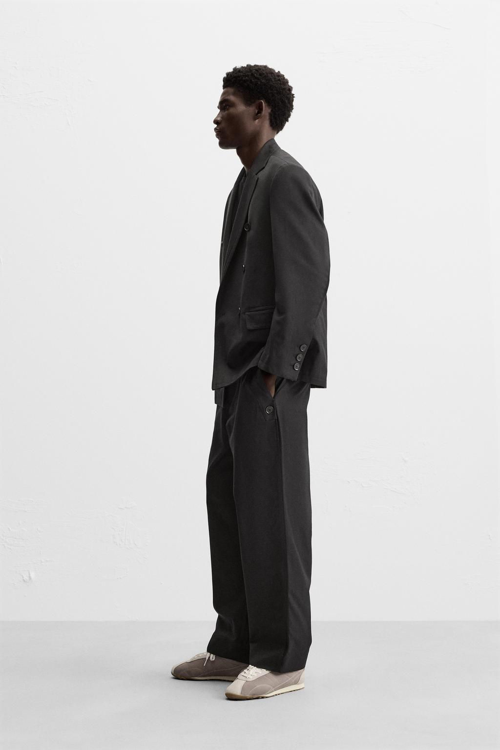 BUTTON SUIT TROUSERS - Zara фото 4