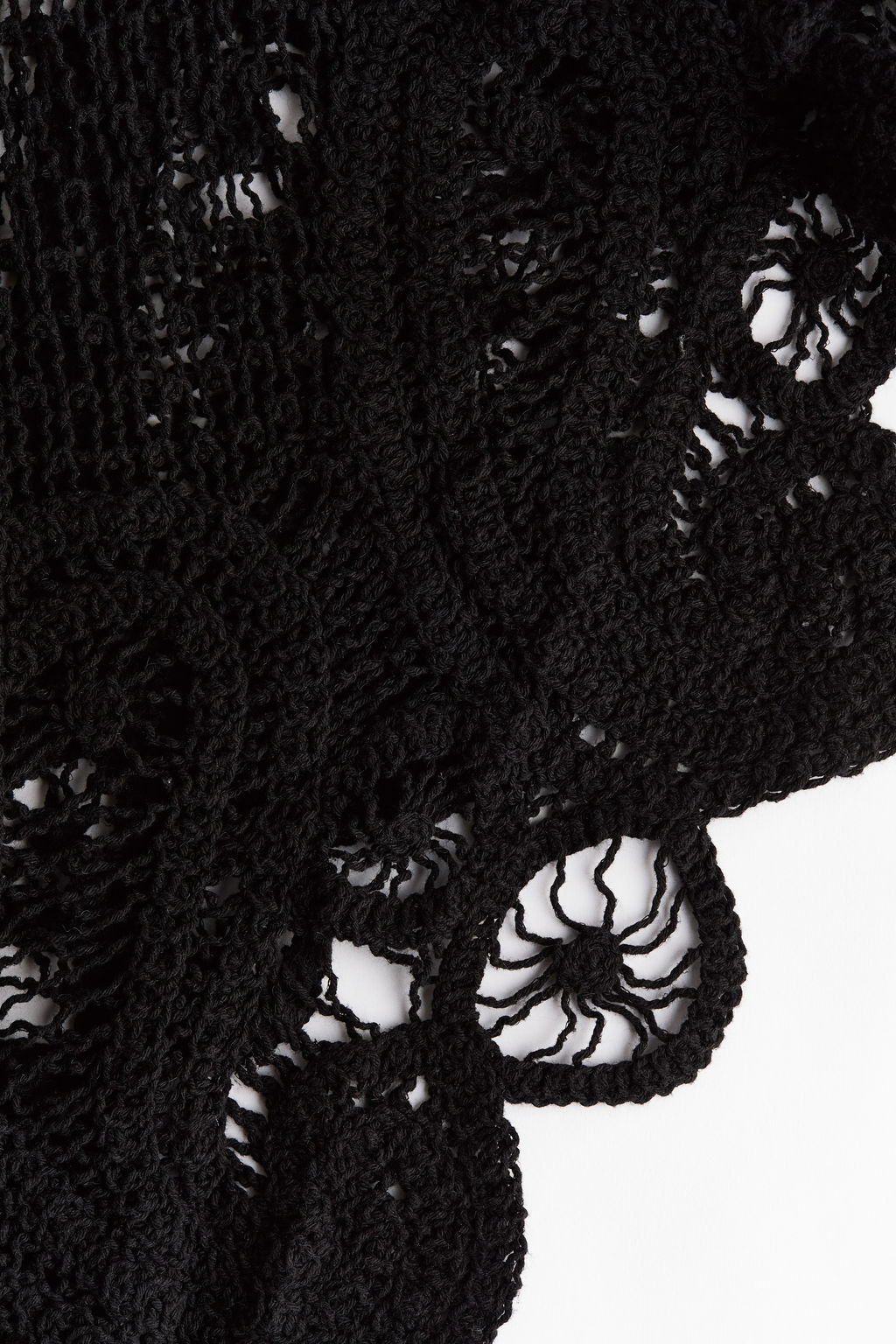 Top asim?trico efecto crochet - H&m фото 5