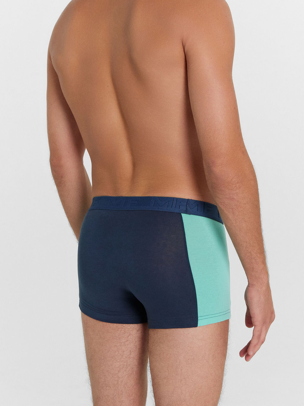 Цена за 2 штуки! Трусы мужские боксеры синие морская глубина 411224 - Mark formelle фото 4