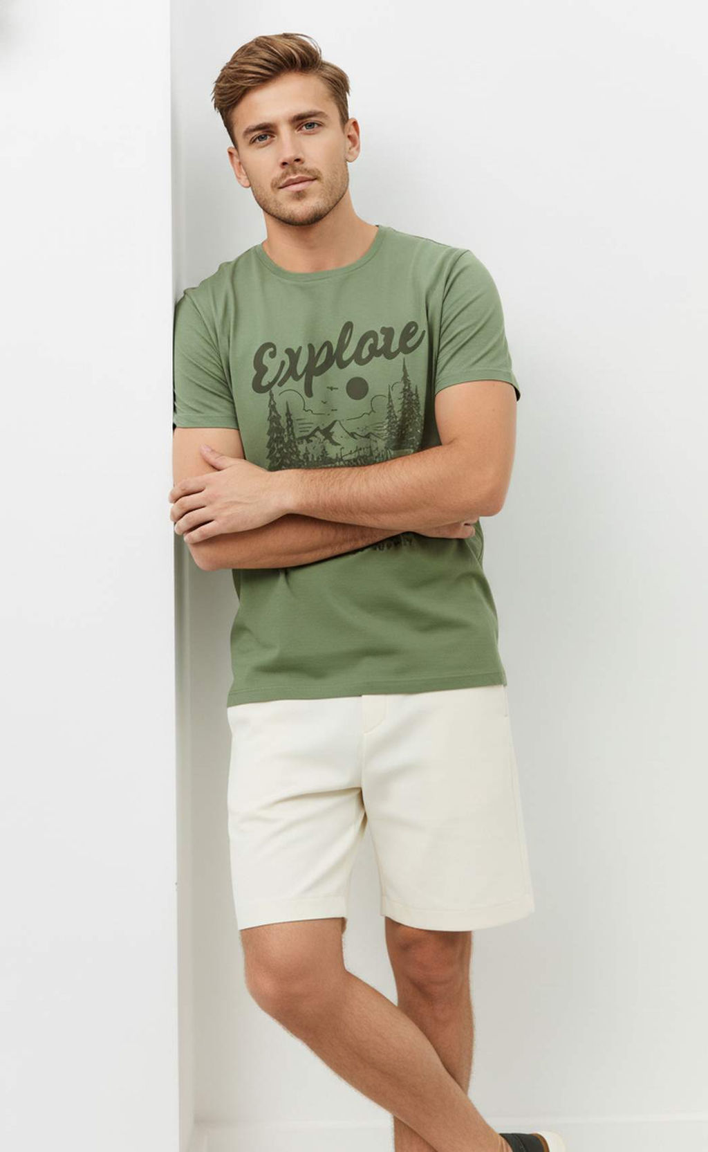 Футболка F611-06-927 green - Fine joyce фото 4