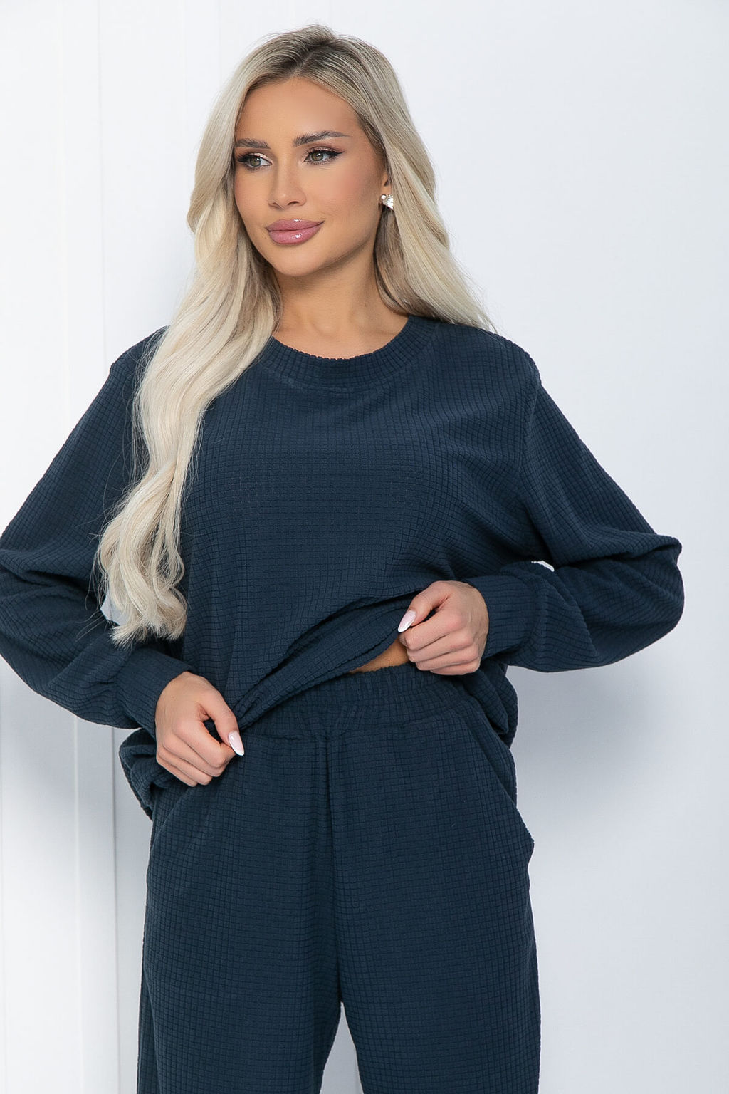 Костюм Стильный выход (синий) К11578 - Lt collection фото 3