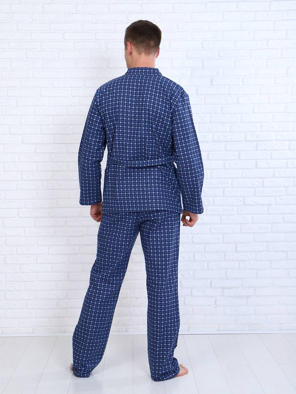 Пижама мужская,модель203,фланель (Альберто, вид 5) - Ивановотекстиль фото 3
