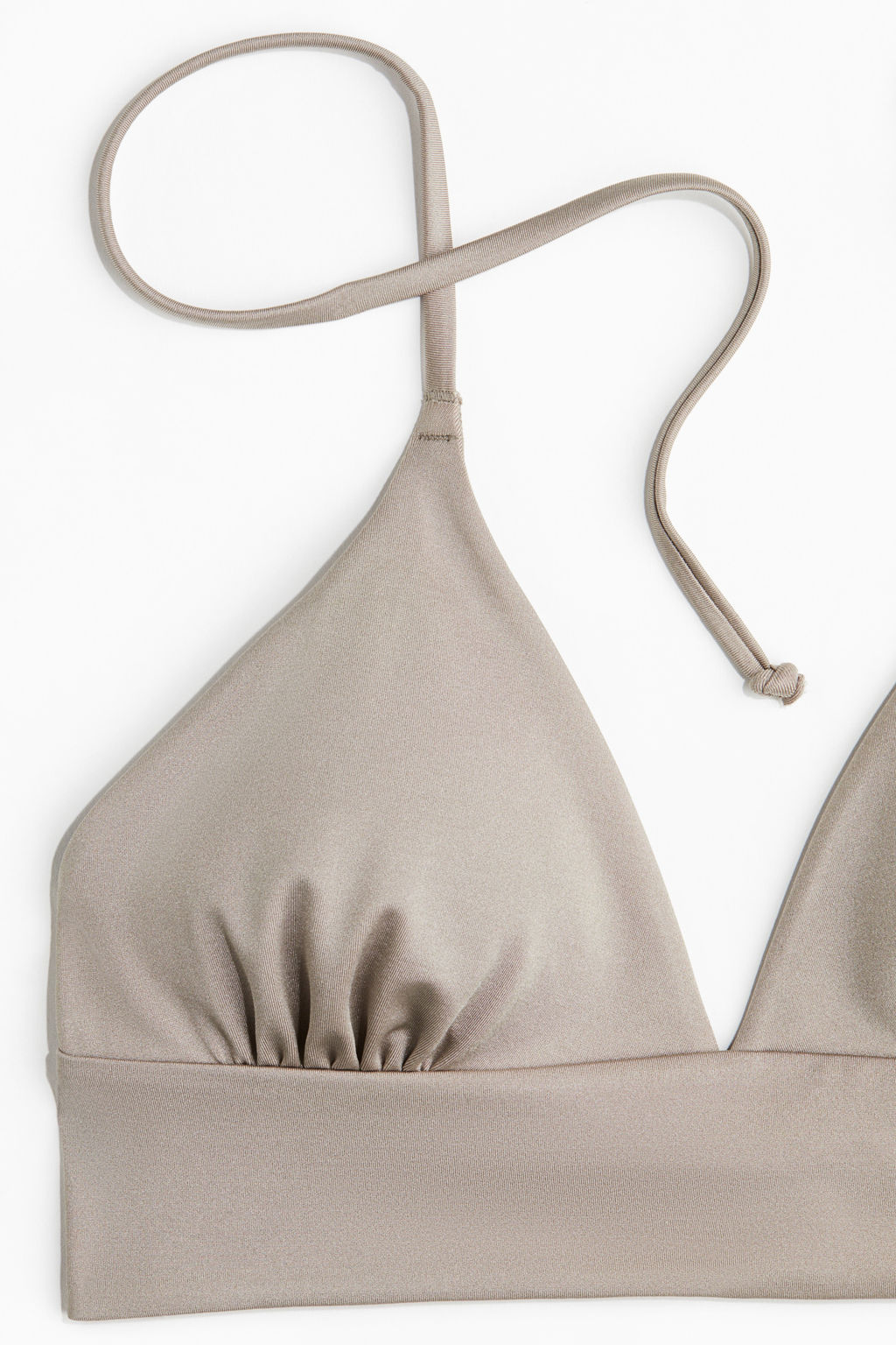Top de bikini triangular con relleno - H&m фото 5