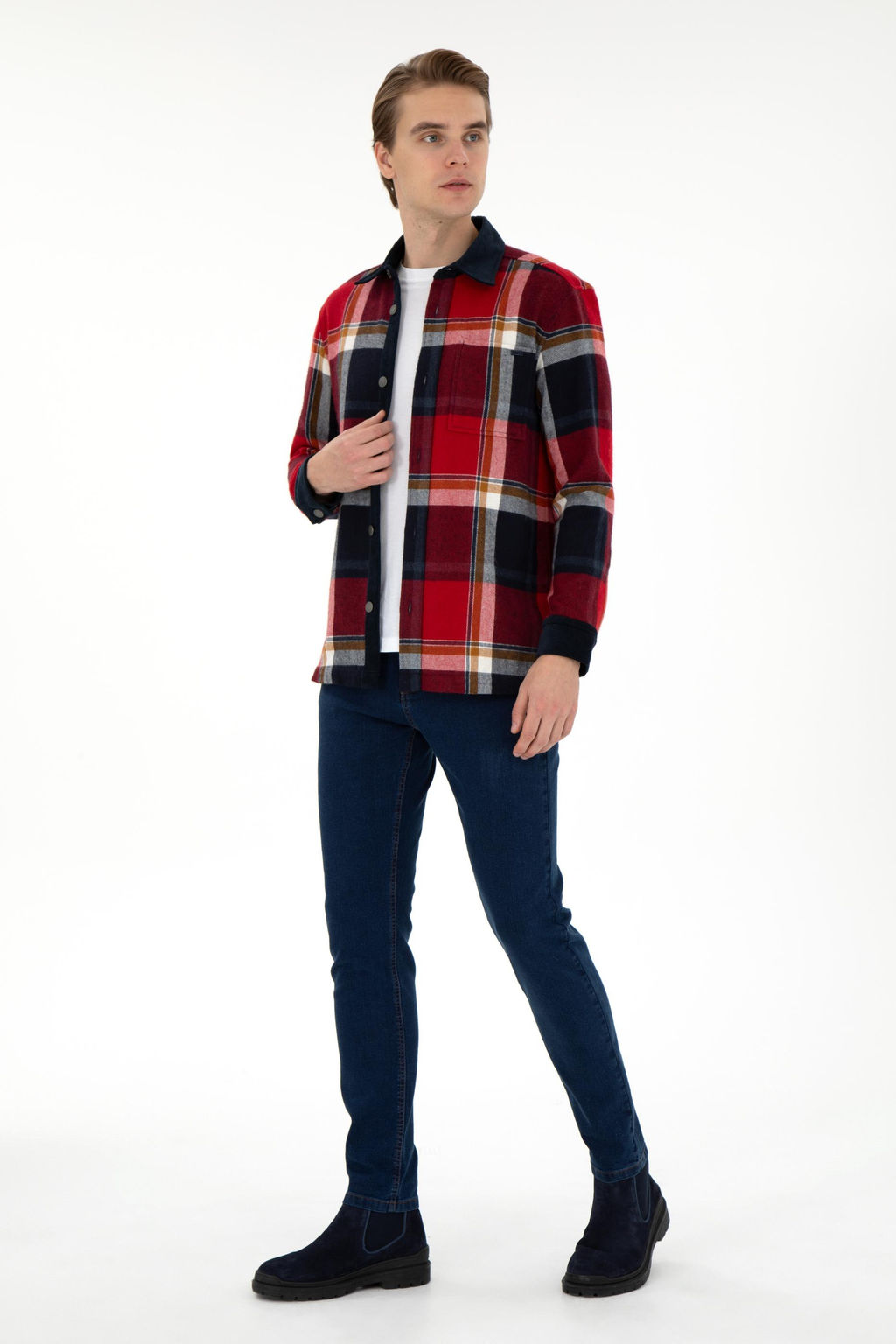 Мужские синие джинсовые брюки Неожиданная скидка в корзине - U.s. polo assn фото 3