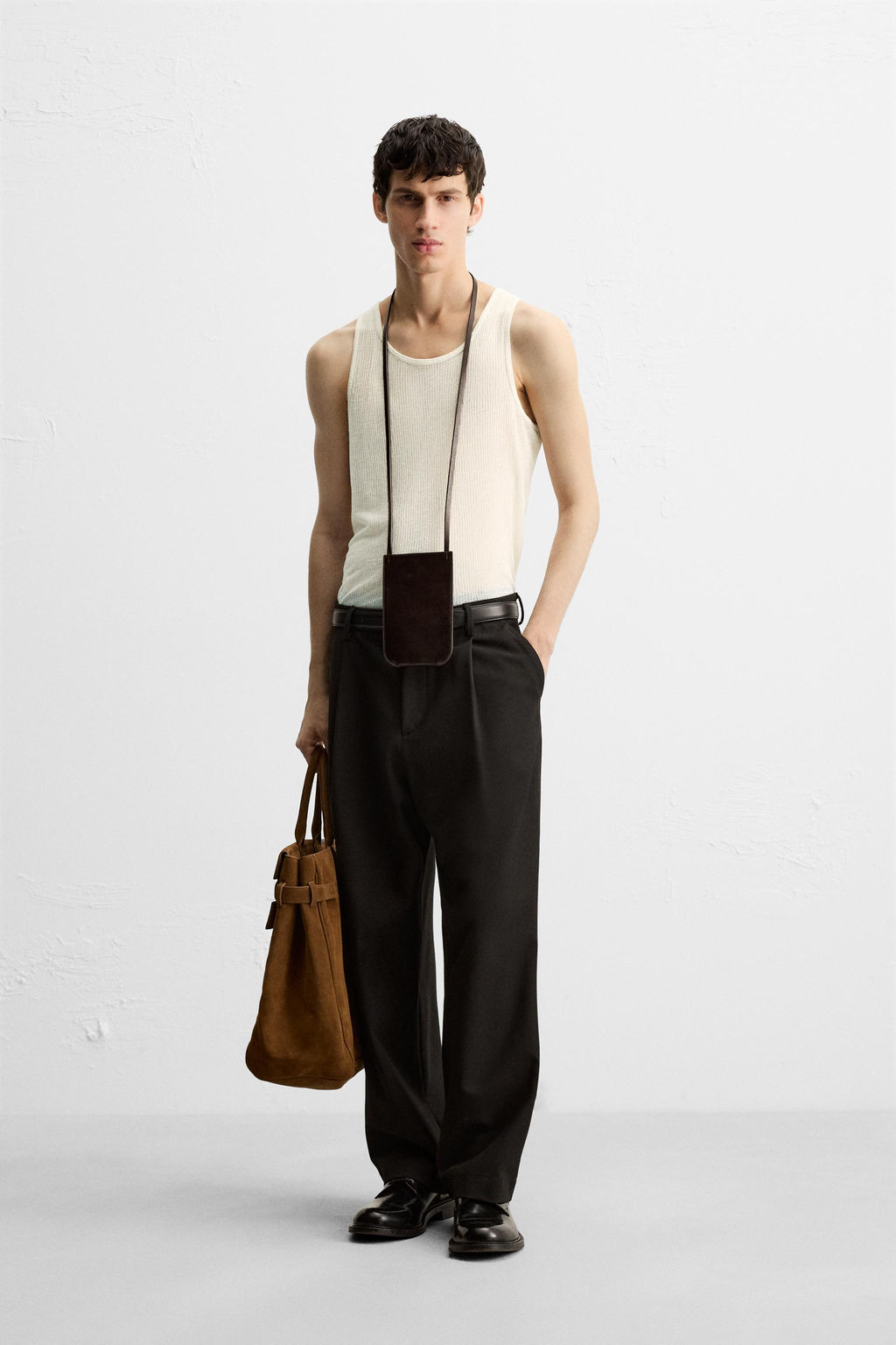 SEMI-SHEER TANK TOP