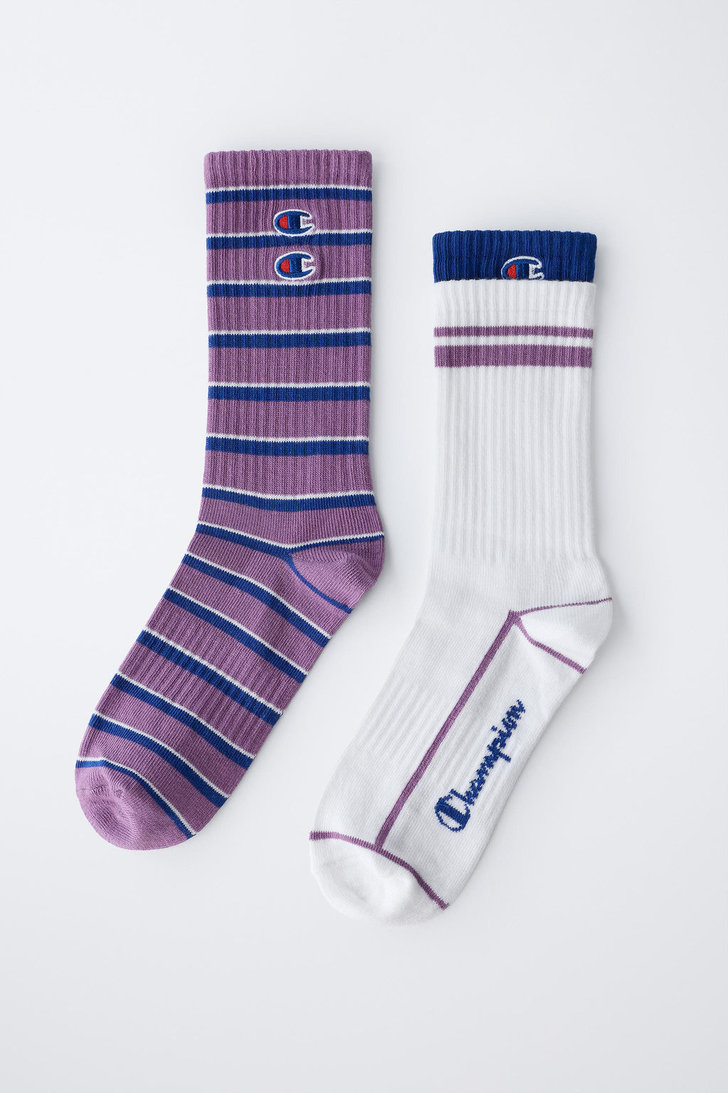 CHAMPION ® X ZARA STRIPED LONG SOCKS  фото 4