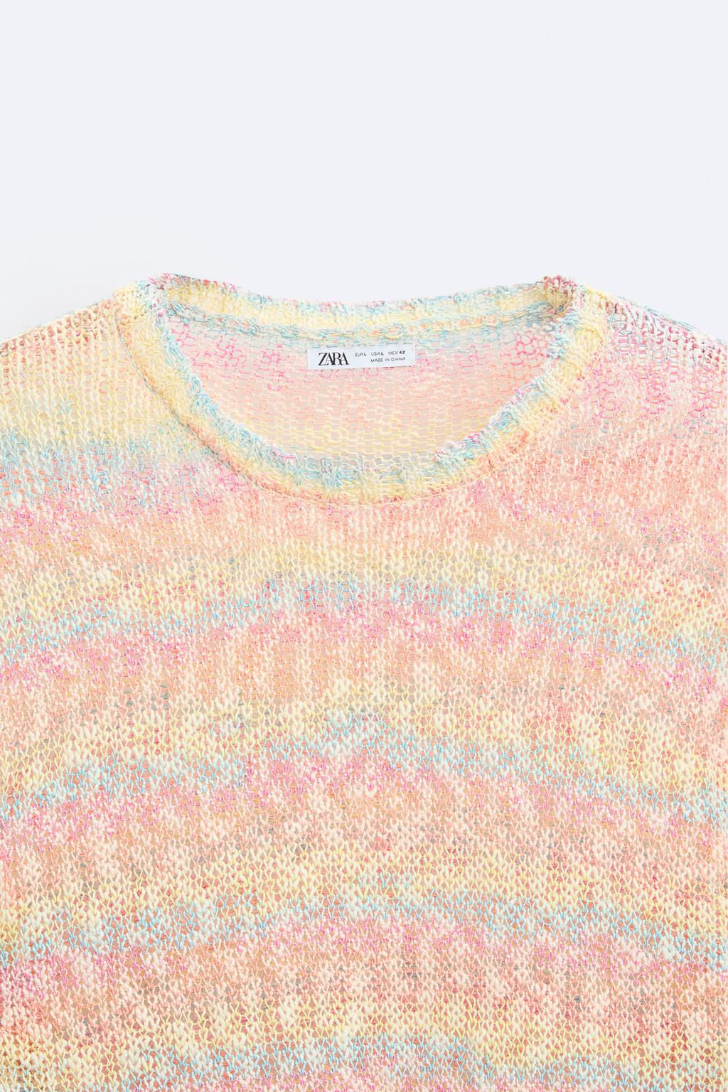 INSIDE OUT-EFFECT TEXTURED SWEATER - Zara фото 9