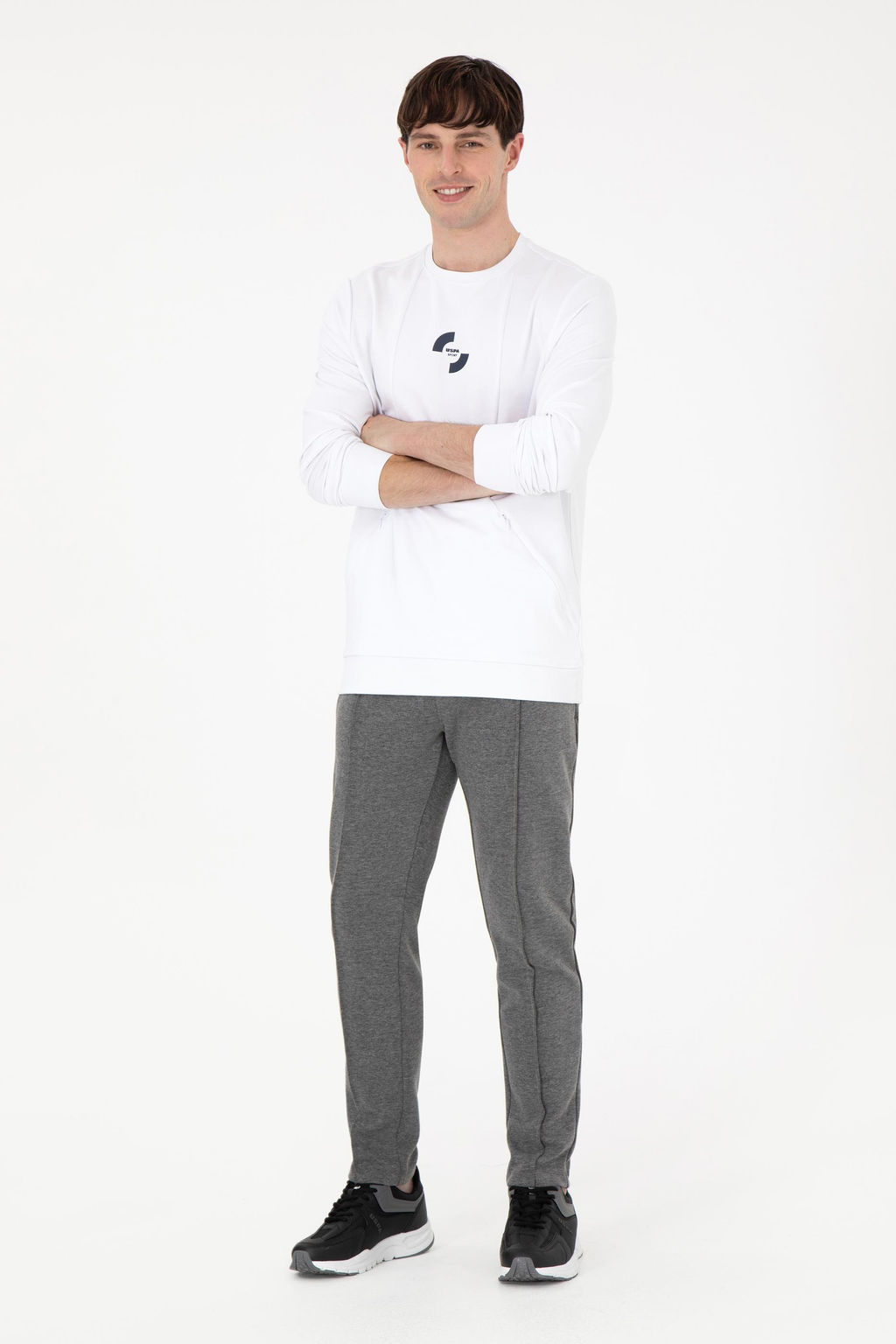 Мужской белый свитшот Неожиданная скидка в корзине - U.s. polo assn фото 4