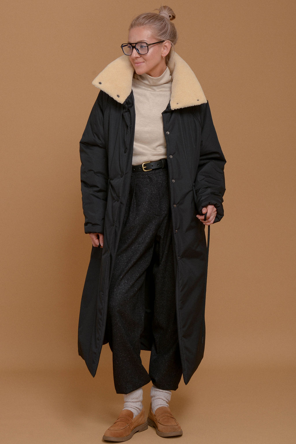 Утепленное пальто - N.u.d.e фото 18