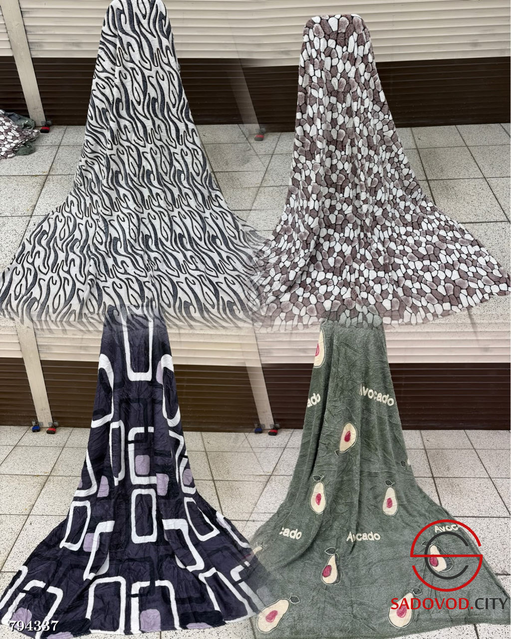 Плед бамбук и Флис 180*200