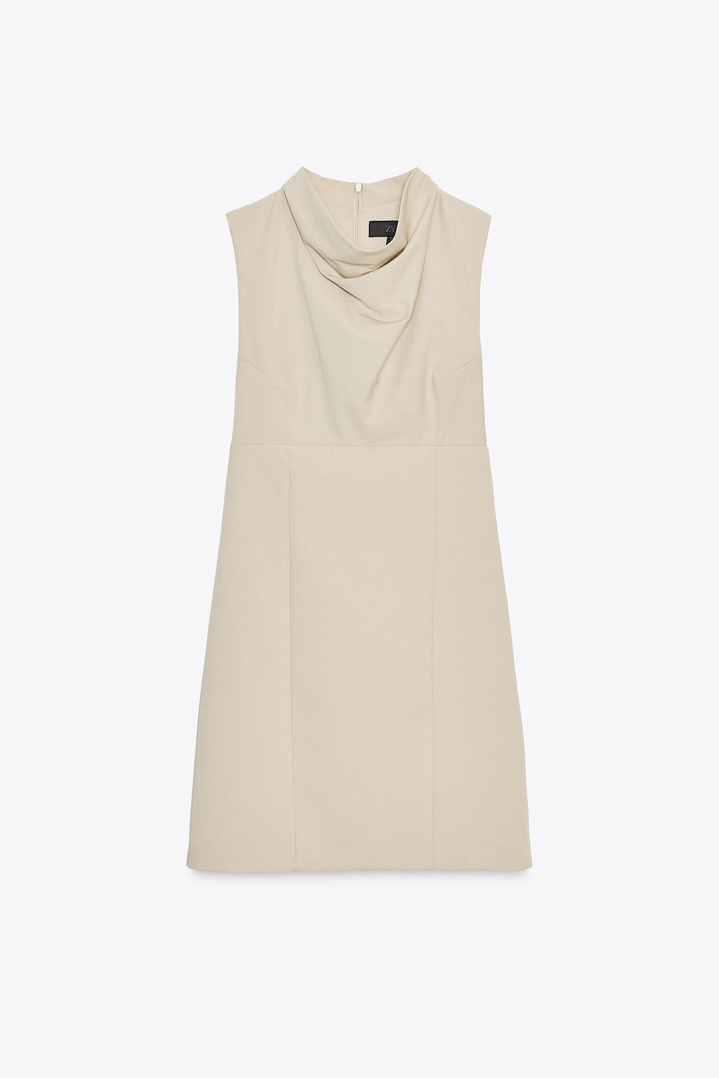 DRAPED NECK SHORT DRESS - Zara фото 3