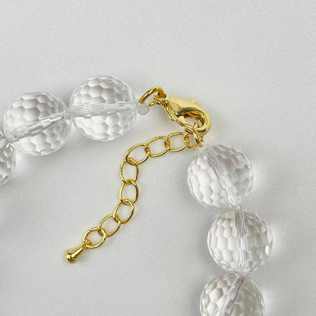 Браслет из камня Горный Хрусталь 16,5 см +