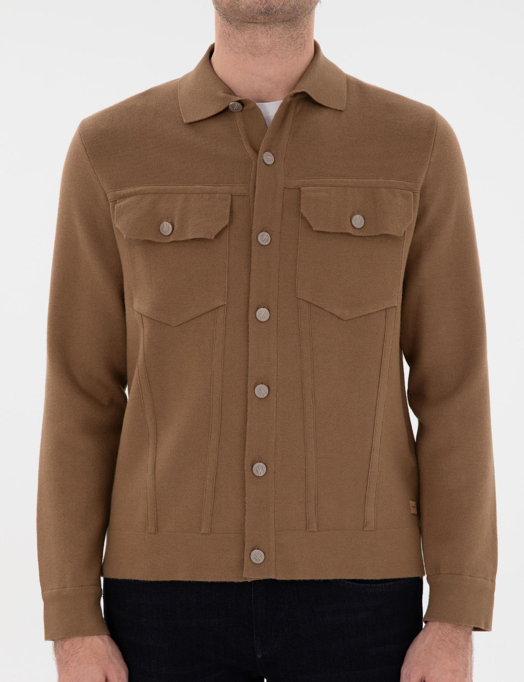 Camel регулярно подходит для кардиган - Cacharel фото 6