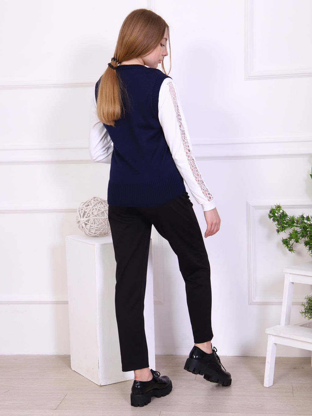 Жилет "Юлия-1" темно-синий