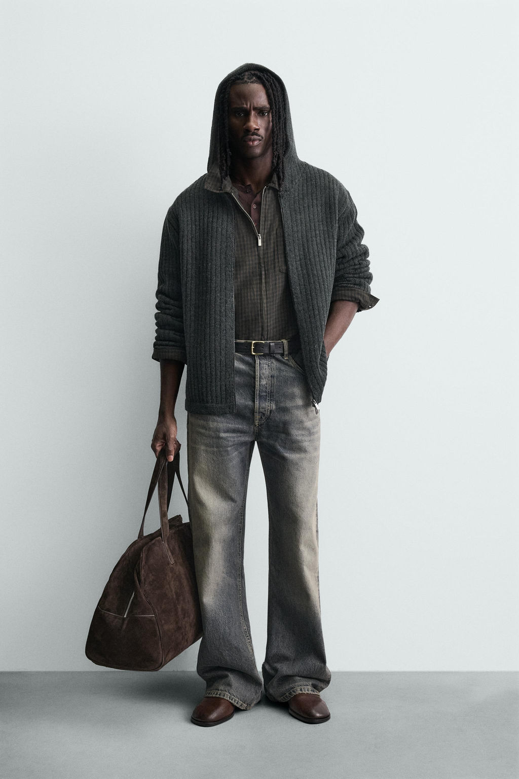 TEXTURED RIBBED JACKET - Zara фото 10