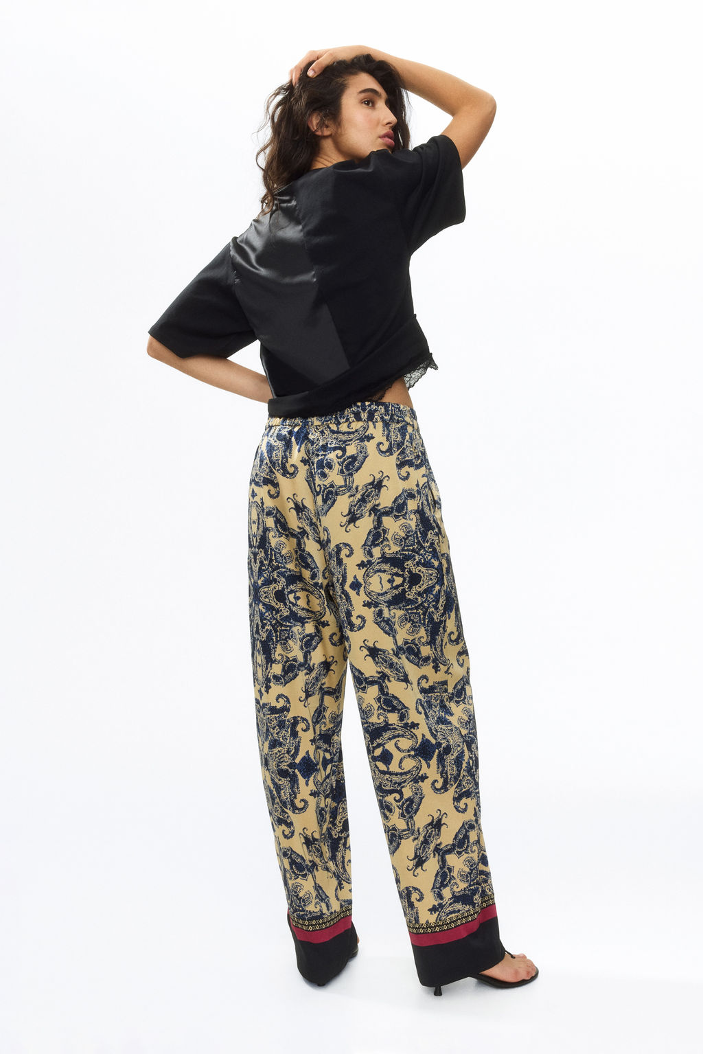 Pantal?n barrel con cord?n de ajuste - H&m фото 5
