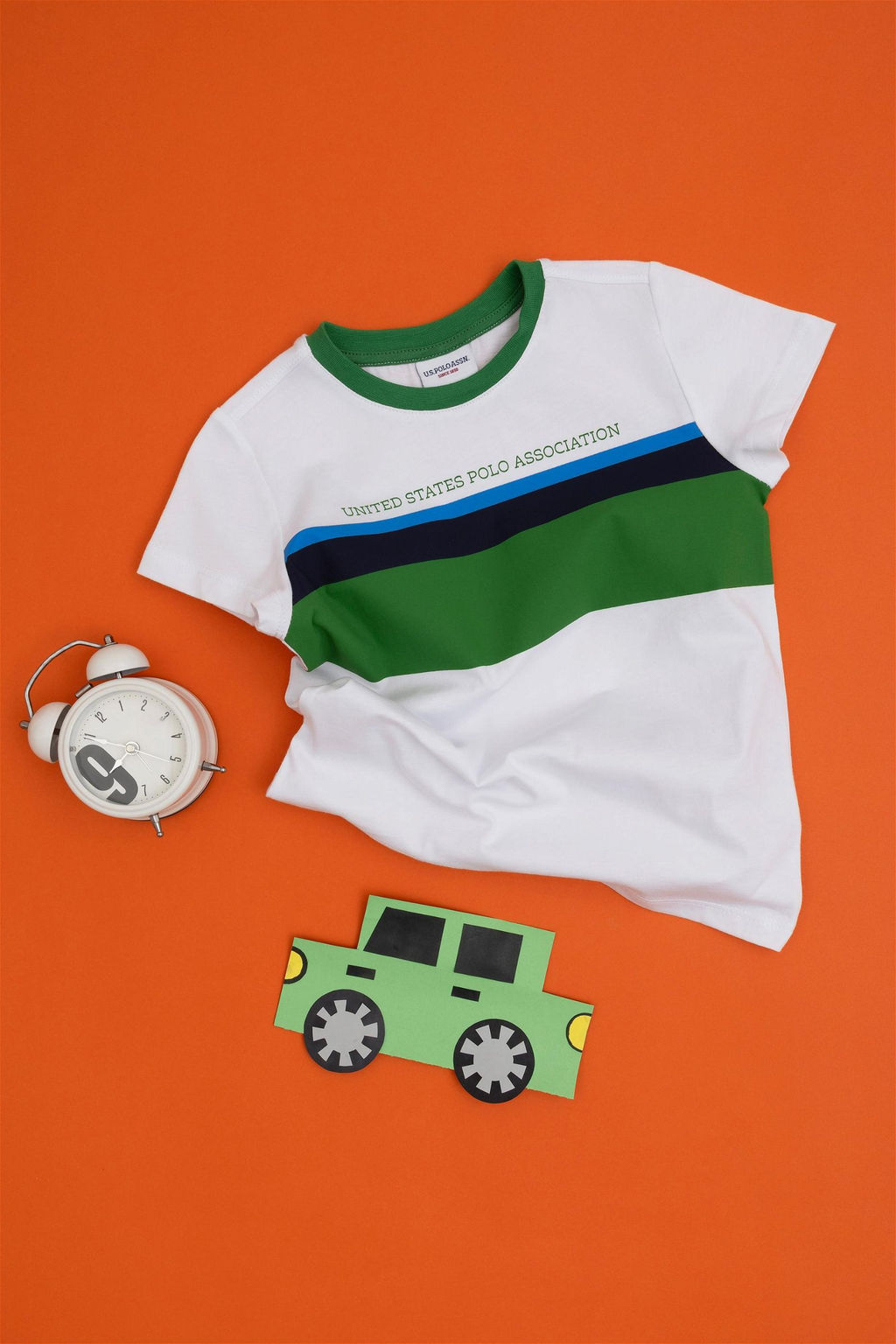 Белая футболка для мальчика - U.s. polo assn фото 8