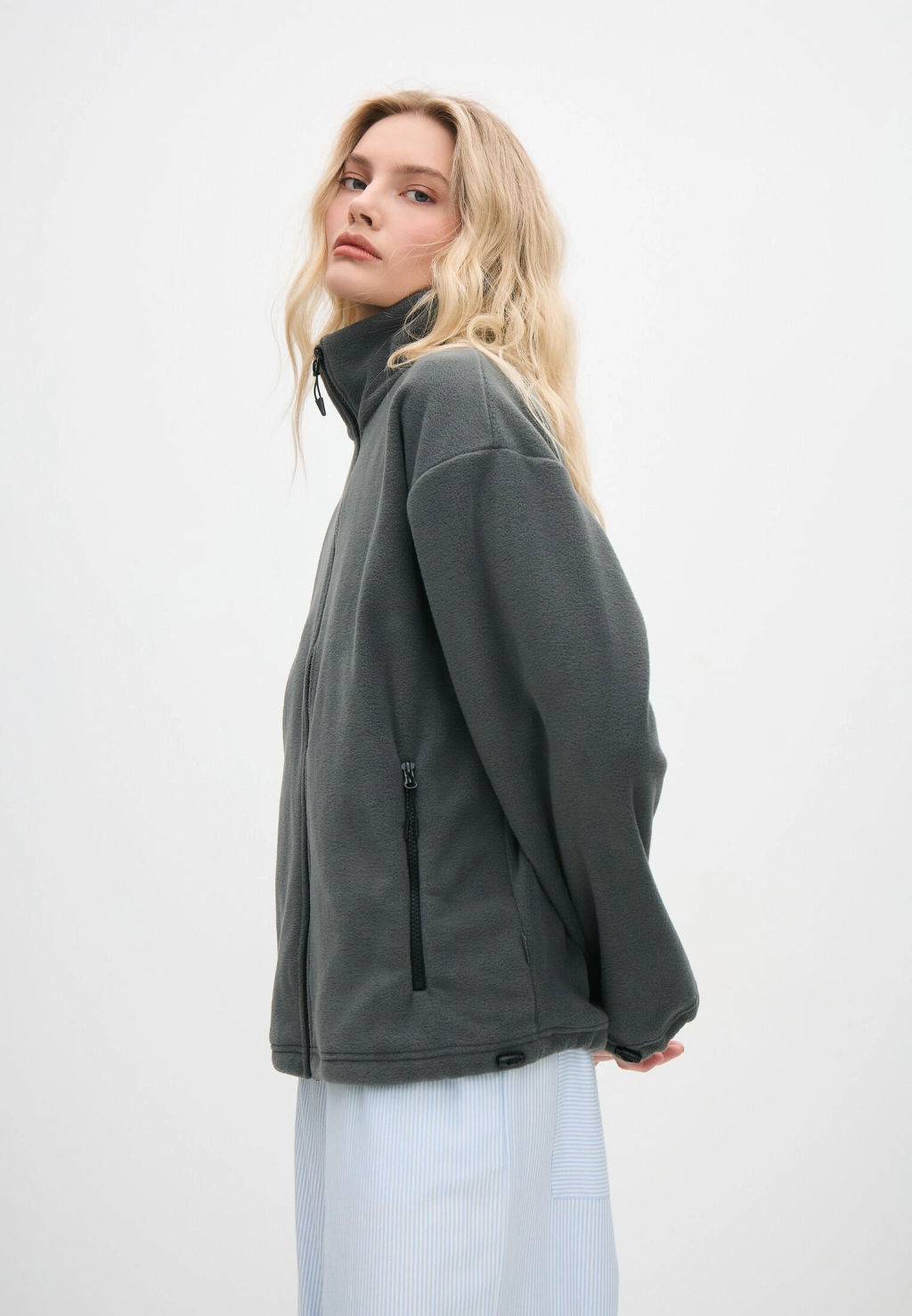 Толстовка oversize 26234-545 флис - Avese фото 86