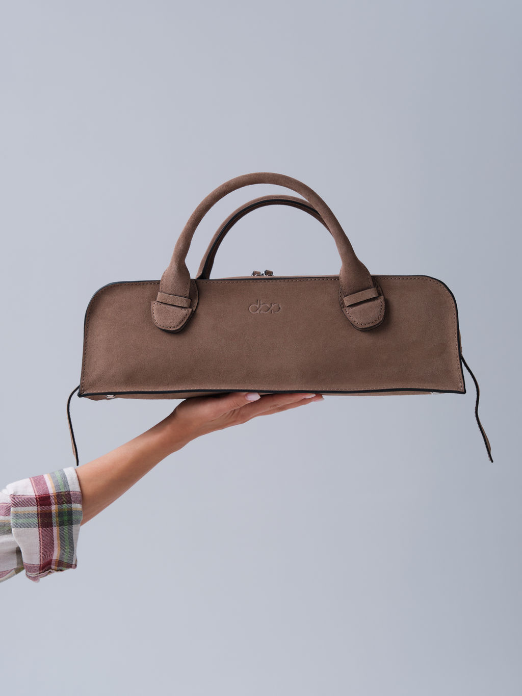 Сумка багет Doxie DBR 31157 серо-коричневый  фото 9