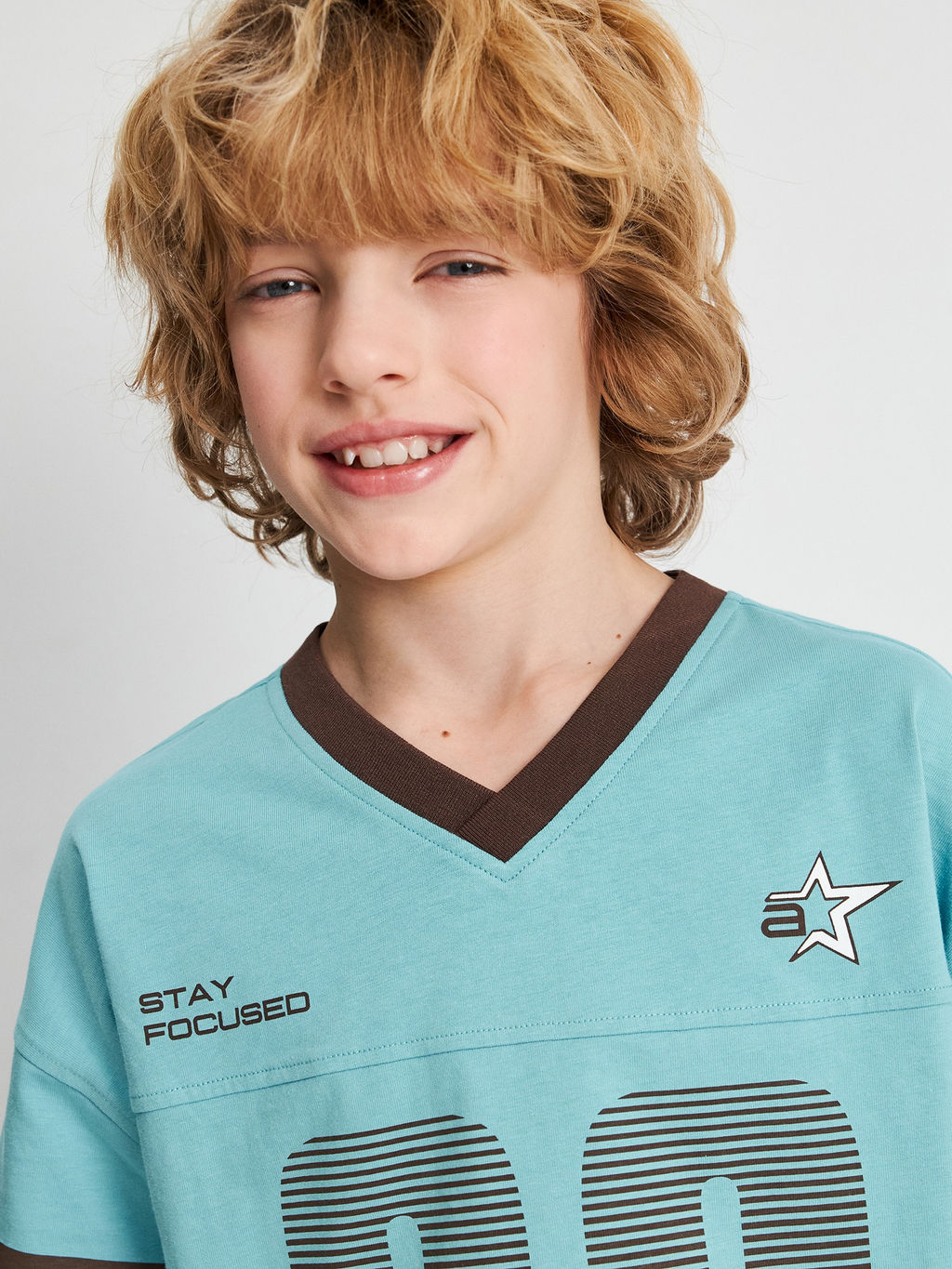 ACOOLA / Футболка детская Garga голубой фото 5