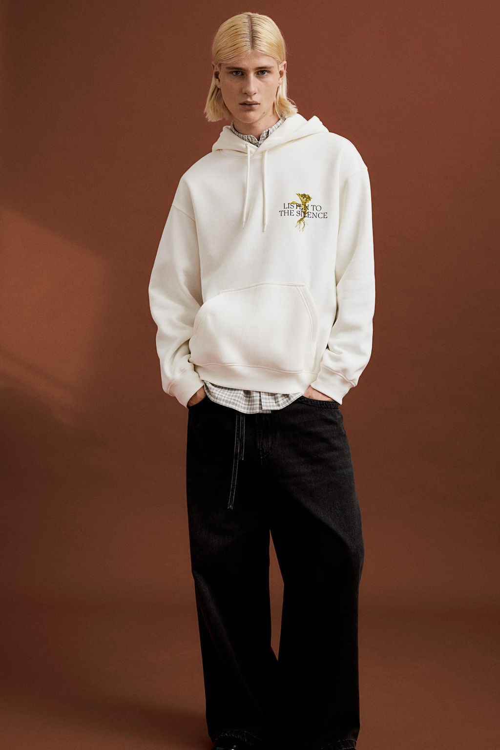 Sudadera con capucha y estampado Loose Fit - H&m фото 2