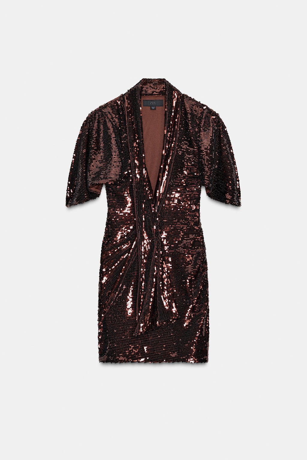 SHORT SEQUINNED DRESS - Zara фото 8