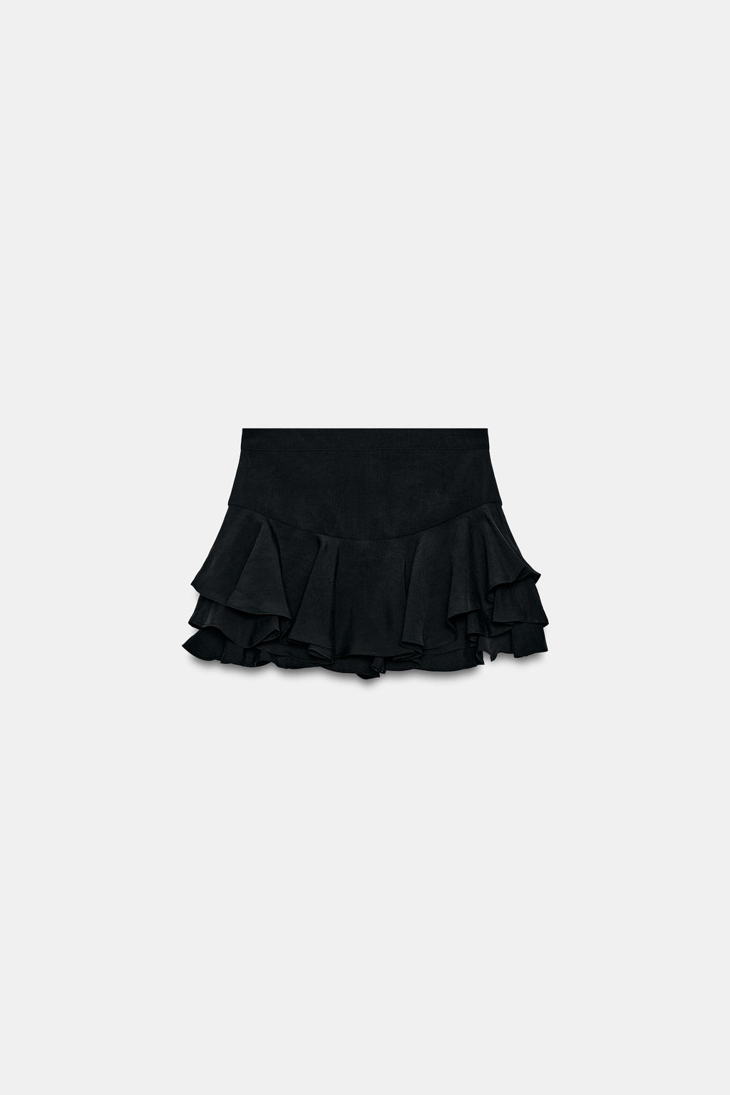SHORTS VOLANTES ZW COLLECTION / Negro - Zara фото 2