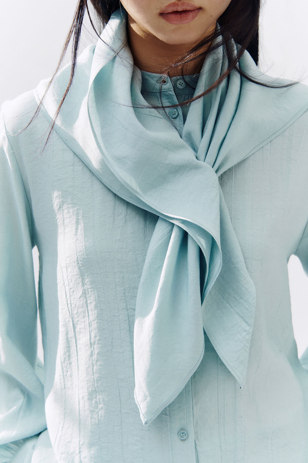 Camisa con pa?uelo decorativo - H&m фото 3