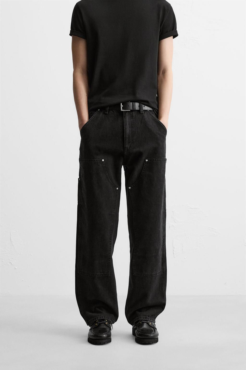 CARPENTER STRAIGHT-LEG JEANS - Zara фото 12