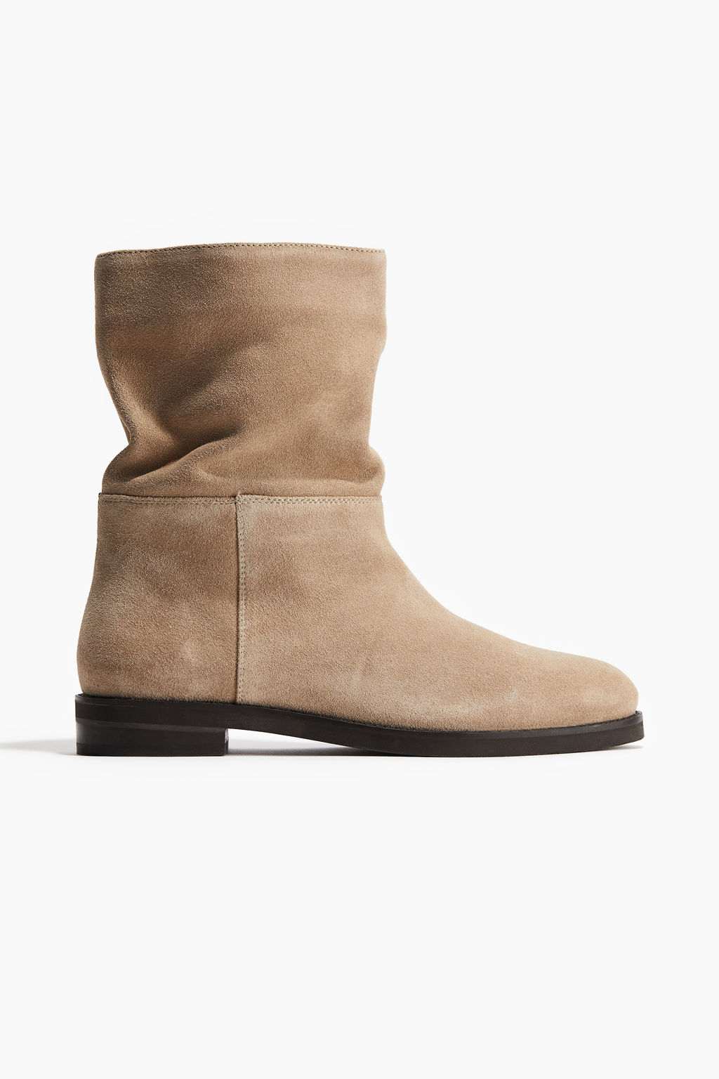 Calf-high leather boots - H&m фото 5