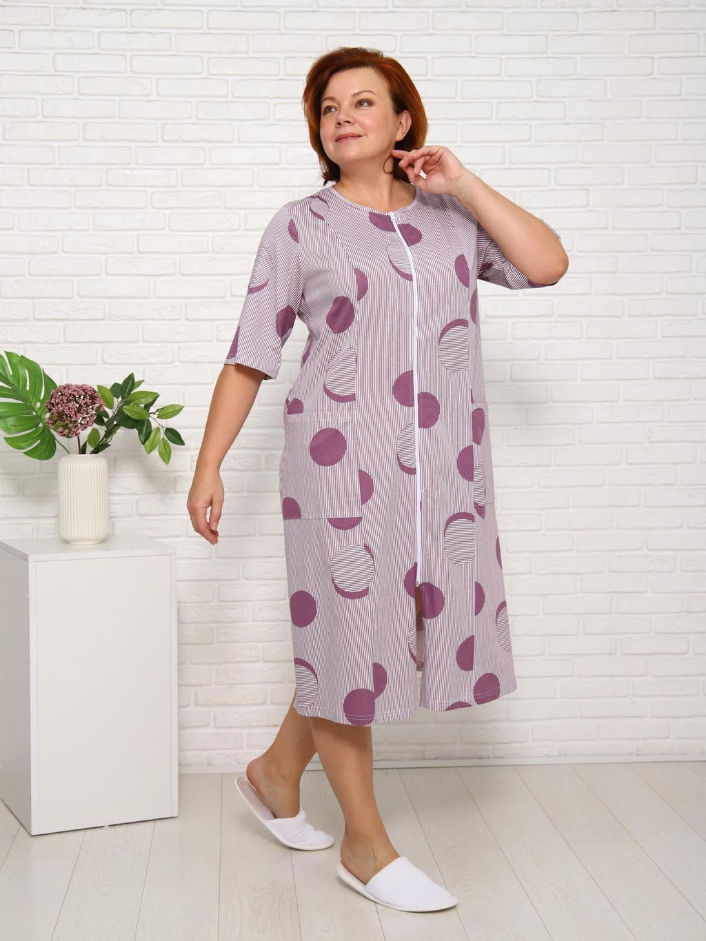 IV-CAPRIZ Митиола - халат бордовый фото 4