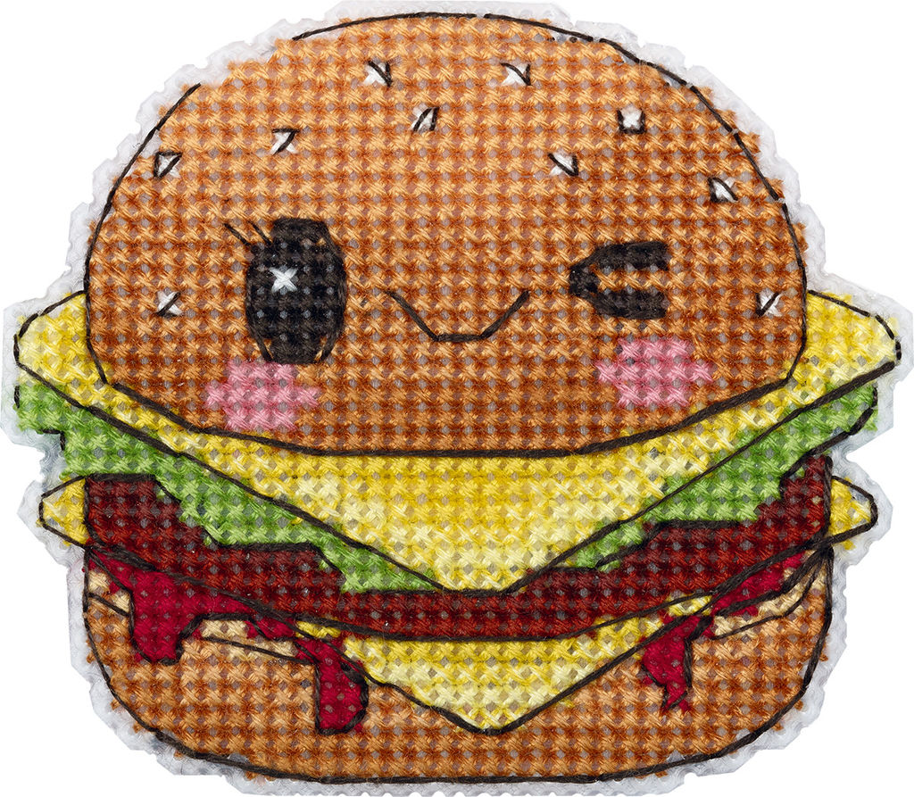 Klart набор для вышивания 8-555 Магниты. Вкусняшки 8.5 х 6 см