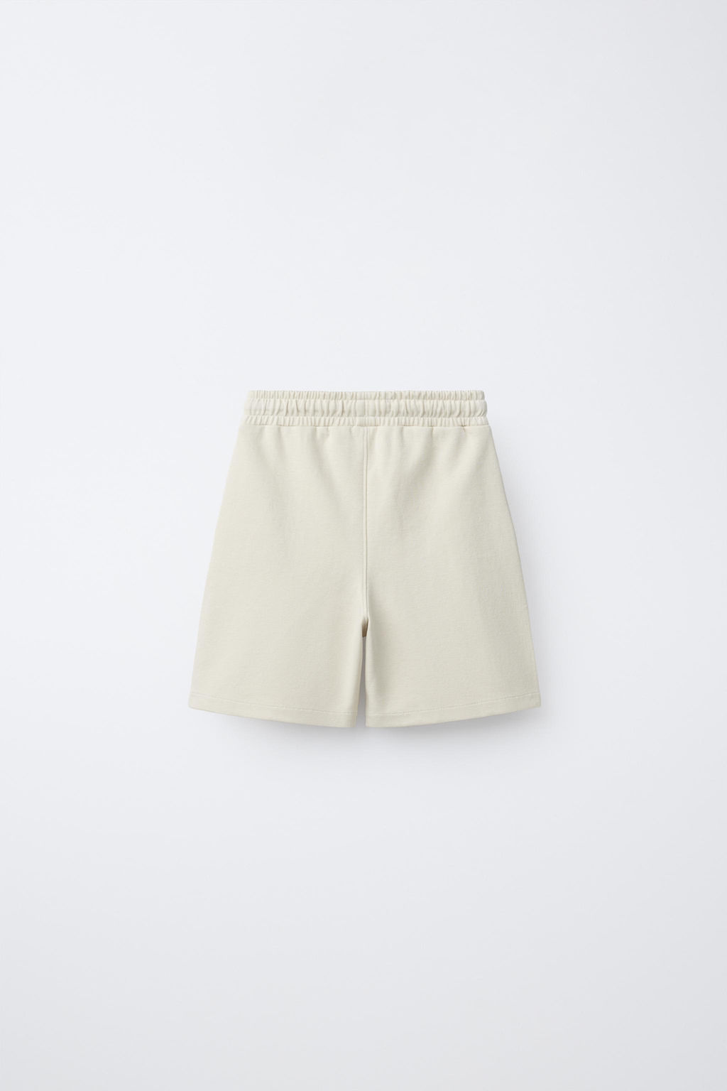 CONJUNTO SUDADERA CAPUCHA Y BERMUDA INTERLOCK / Crudo medio - Zara фото 5