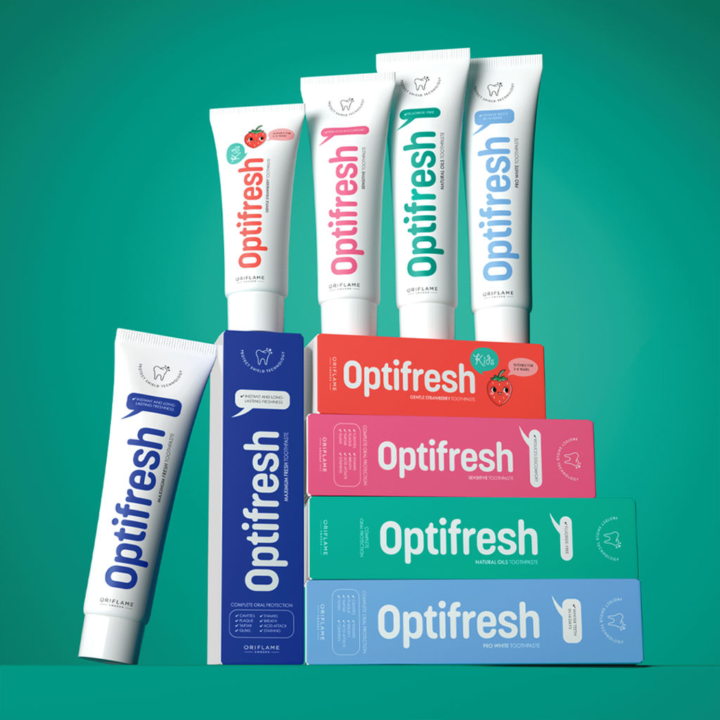 Детская зубная паста с клубничным вкусом Optifresh - Oriflame фото 6