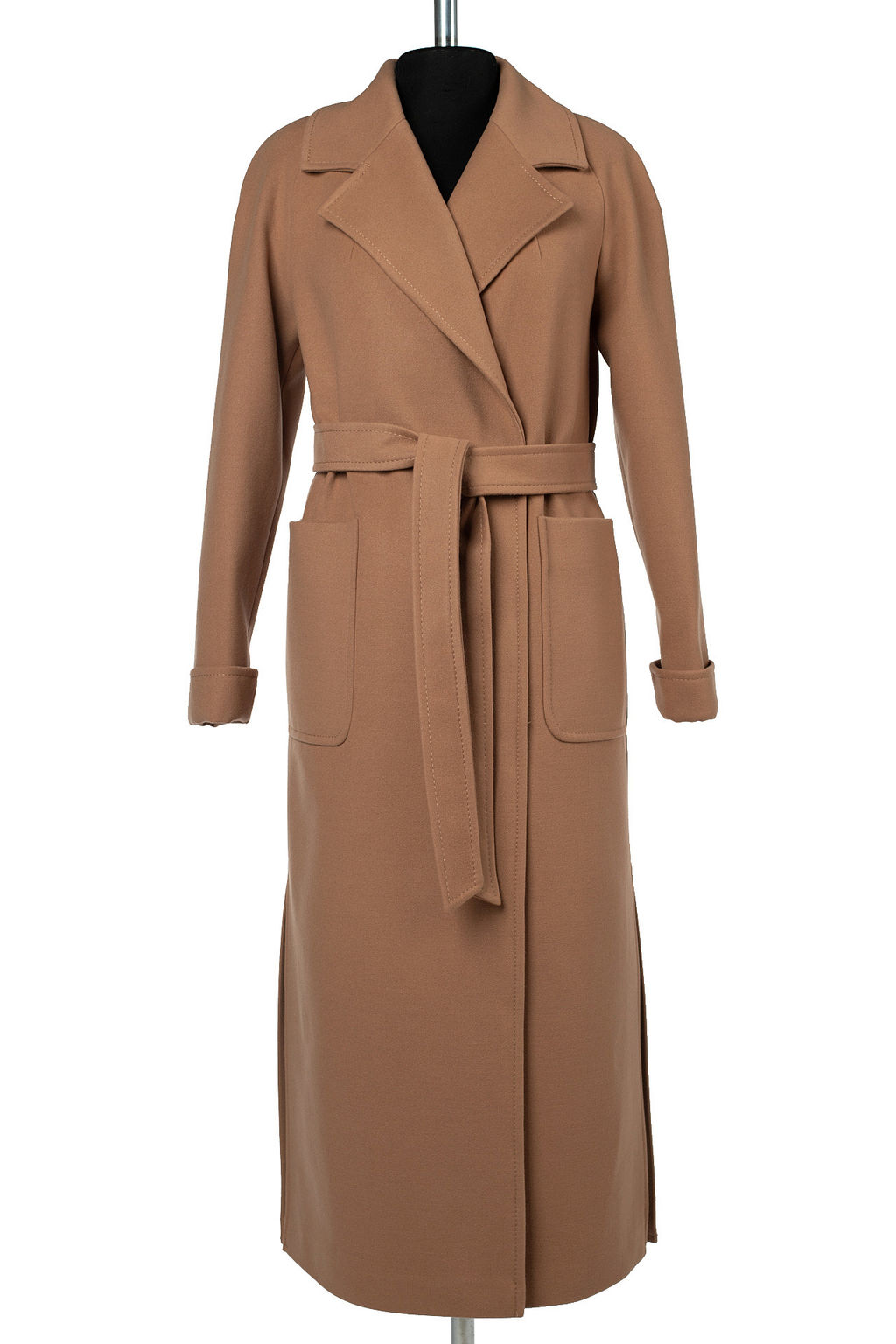 01-12046 Пальто женское демисезонное "Classic Reserve" (пояс)