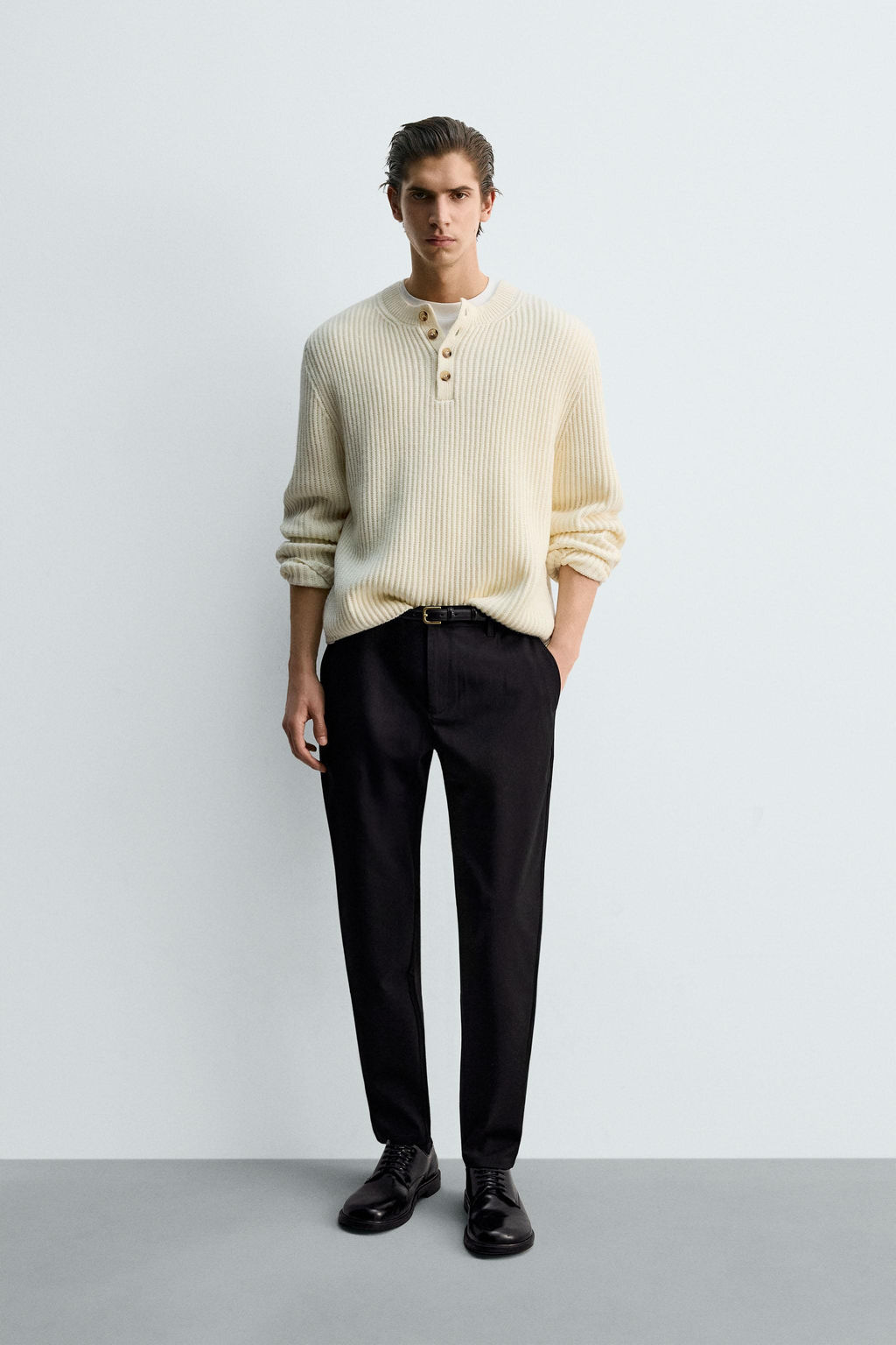 SLIM FIT COMFORT TROUSERS - Zara фото 42
