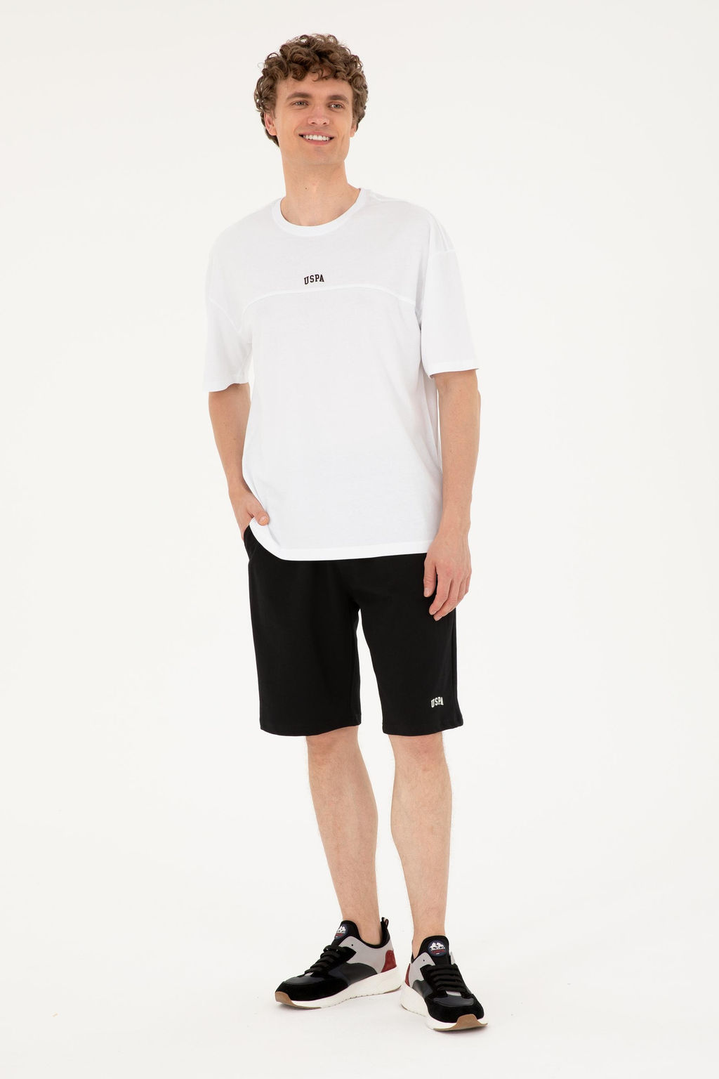 U. S. Polo Assn / Мужские черные трикотажные шорты - U.s. polo assn фото 3