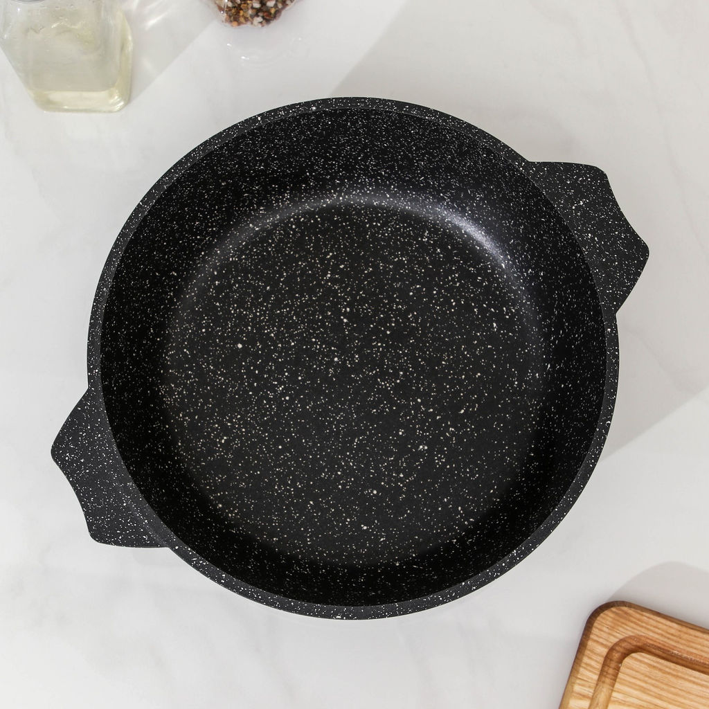 ГРАНИТ BLACK INDUCTION Жаровня 4,0 л, арт. 34802И