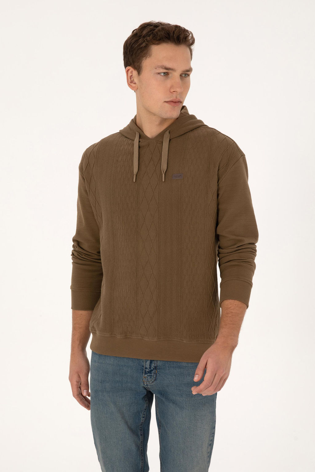 Erkek Haki Sweatshirt - U.s. polo assn фото 3