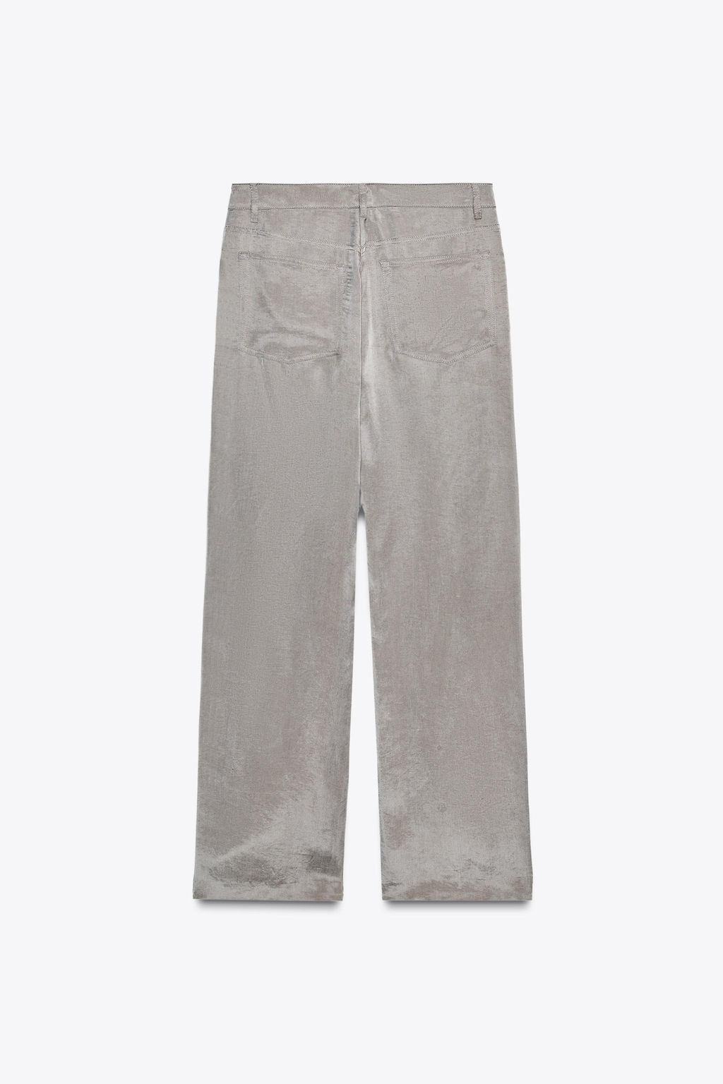 ZW COLLECTION FLOWING SATIN TROUSERS - Zara фото 3