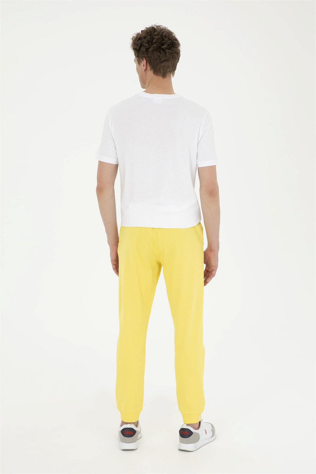 Мужские желтые спортивные штаны - U.s. polo assn фото 4