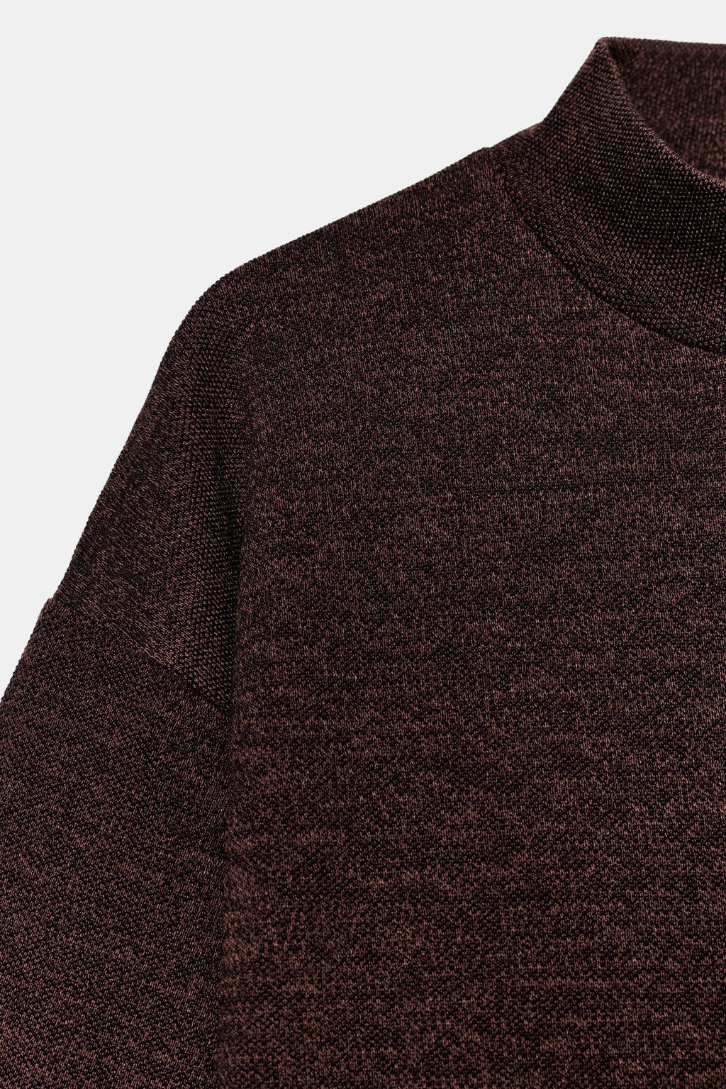 HIGH NECK PIQU_ T-SHIRT - Zara фото 13