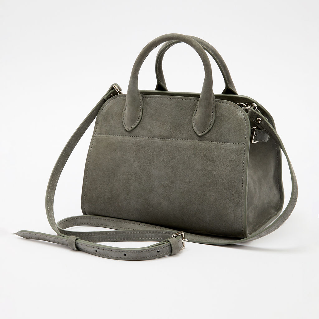 Женская сумка с ручками CALZETTI ASHLEY MINI Артикул 4250257, светло-серый  фото 4
