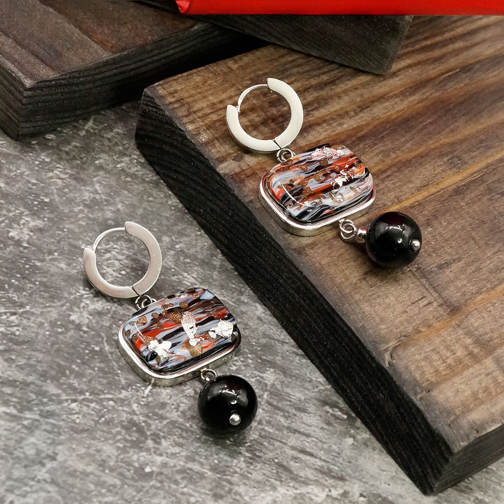 Серьги из муранского стекла - Vloes фото 4