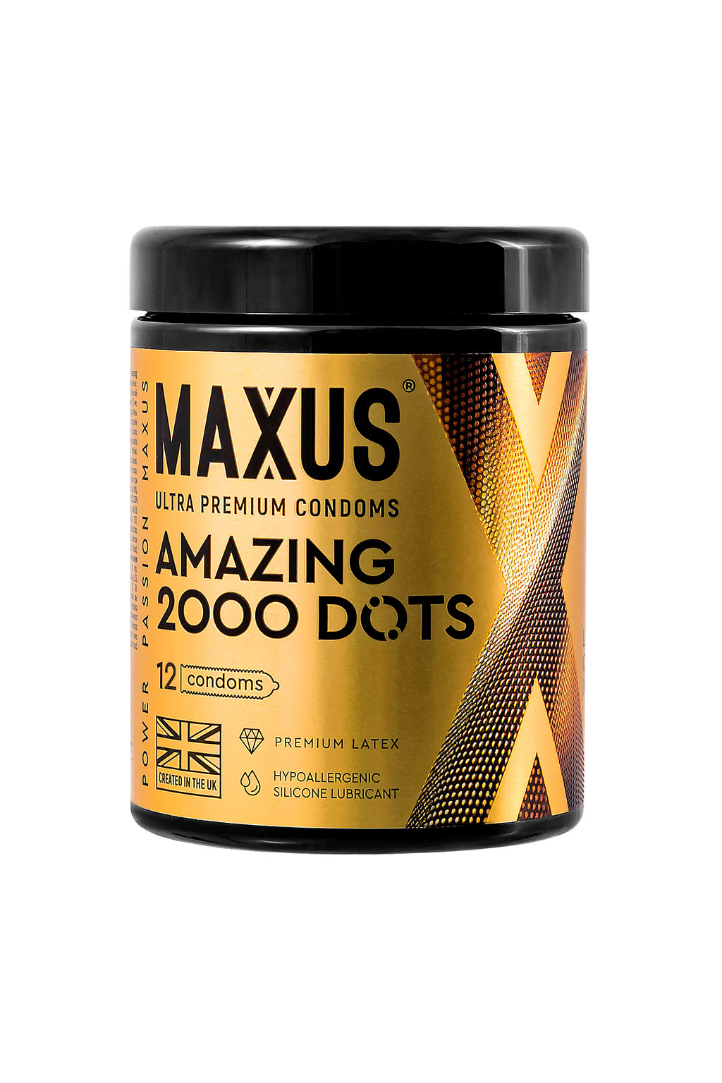 Презервативы Maxus Amazing, латекс,текстурированные 12 шт.