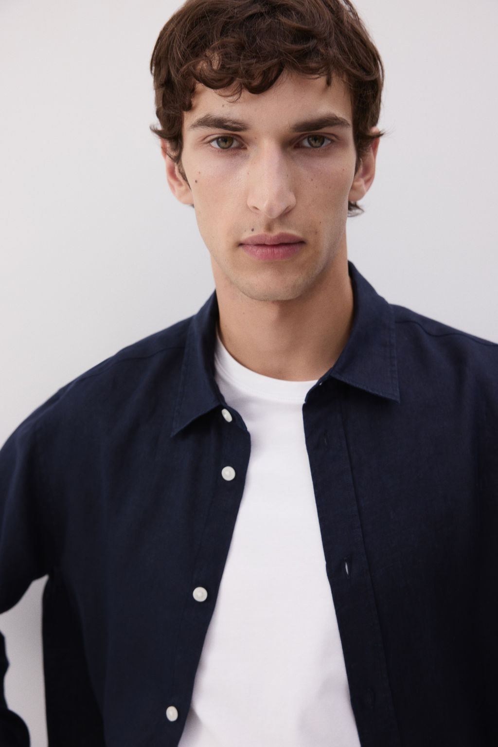 Camisa de lino Regular Fit - H&m фото 7