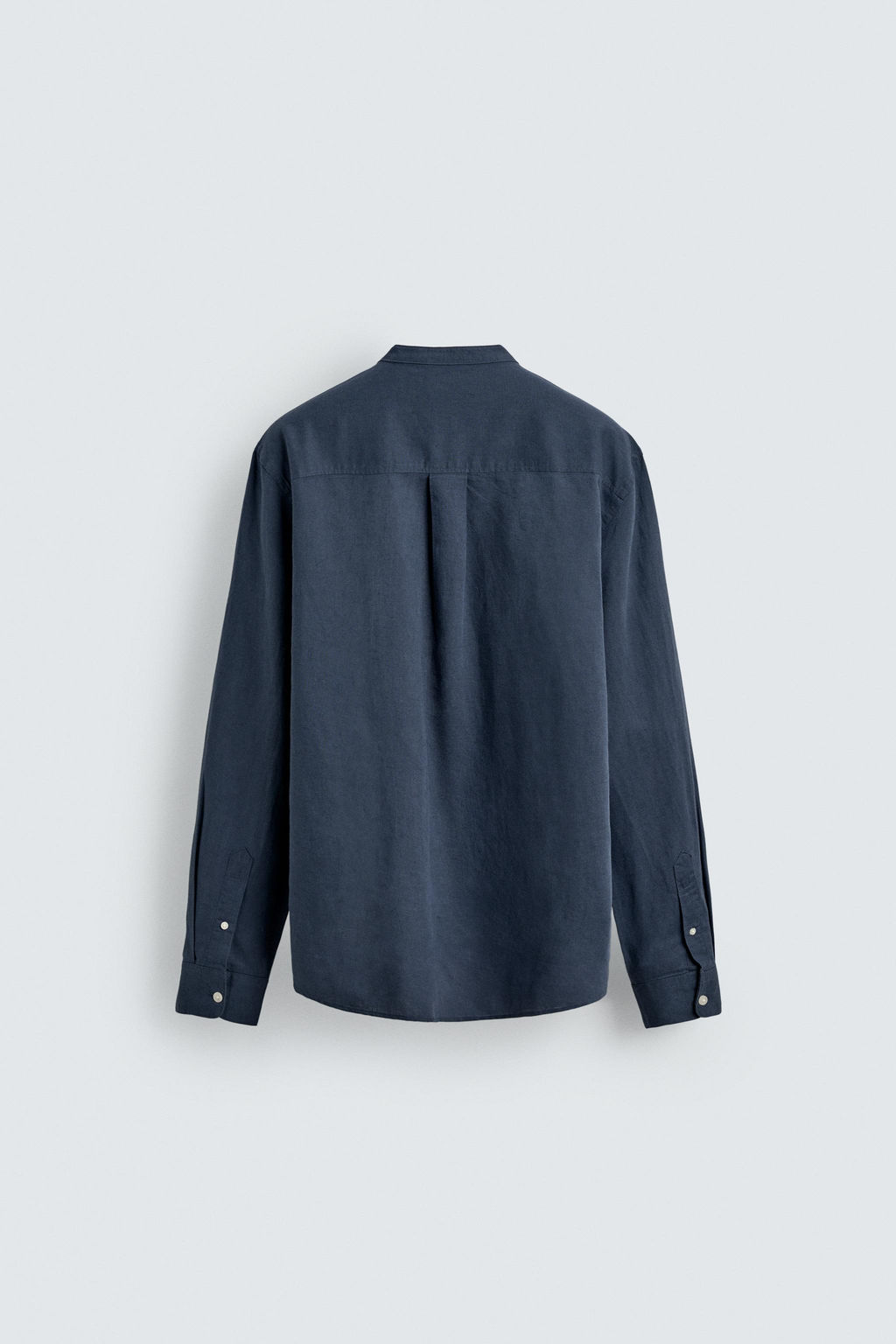 CAMISA RELAXED FIT LINO - ALGOD?N / Azul profundo - Zara фото 7